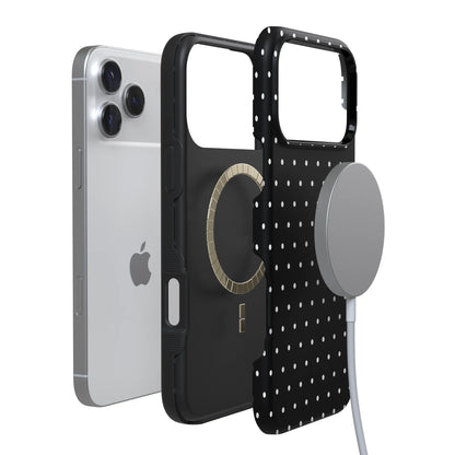 On the Dot | White Polka Dot Case
