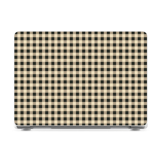 Cedar Lane | Black & Cream Gingham Laptop Shell