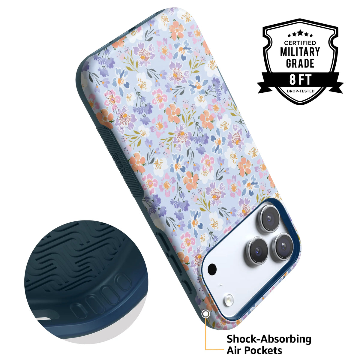 Poppy Meadows | Pastel Floral Case