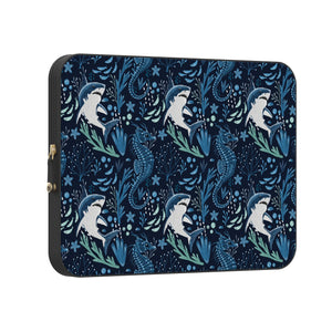 Midnight Reef | Shark Print Laptop Case