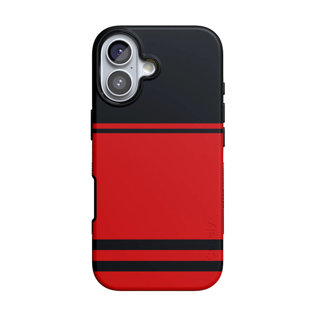 Storm Warning | Black & Red Stripes Case