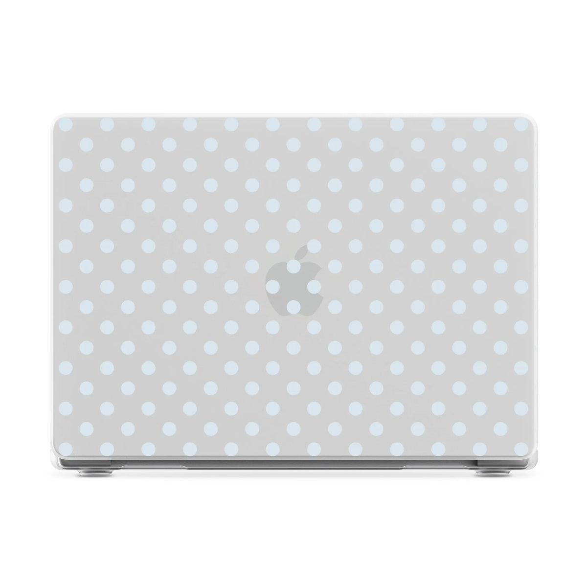 Spotted in SoHo | Light Blue Clear Polka Dot Laptop Shell