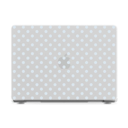 Spotted in SoHo | Light Blue Clear Polka Dot Laptop Shell