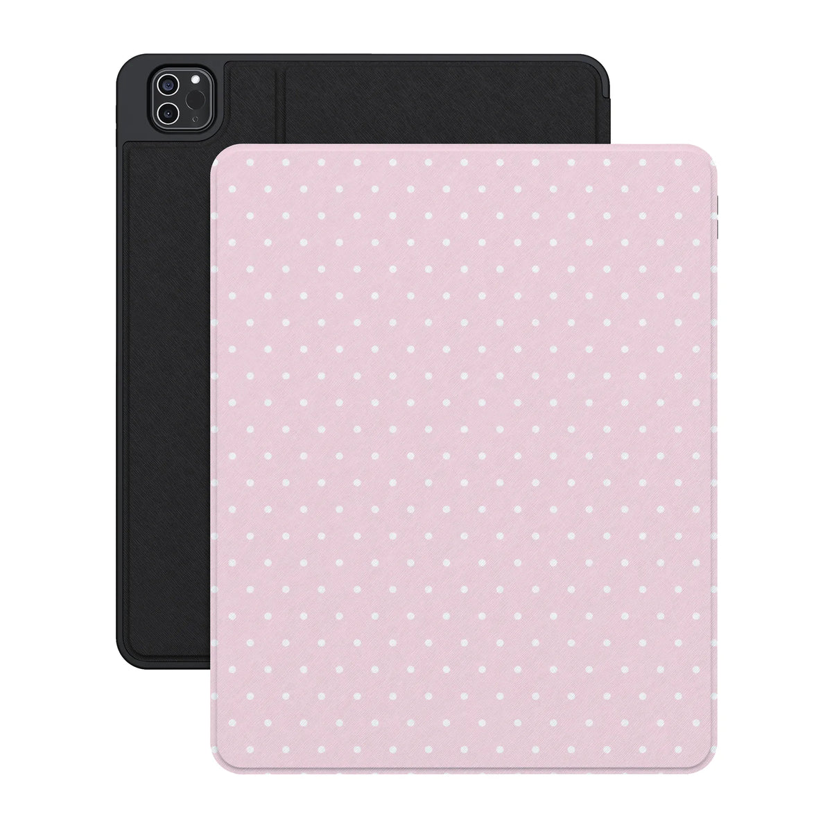 On the Dot | Pink & White Polka Dot iPad Case