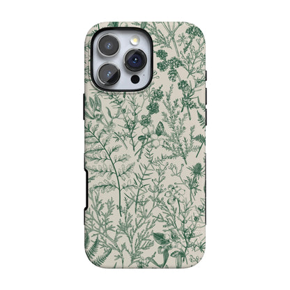Sage Garden | Green Floral Case