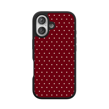 On the Dot | Maroon Polka Dot Case