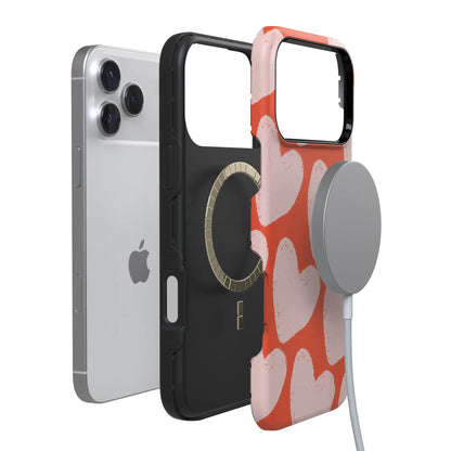 Love You More | Heart Doodle Case