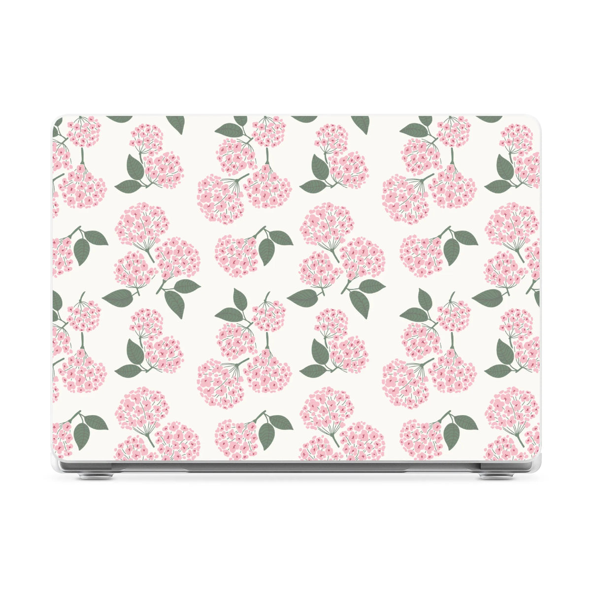 Nantucket Cottage | Pink Hydrangea Laptop Shell