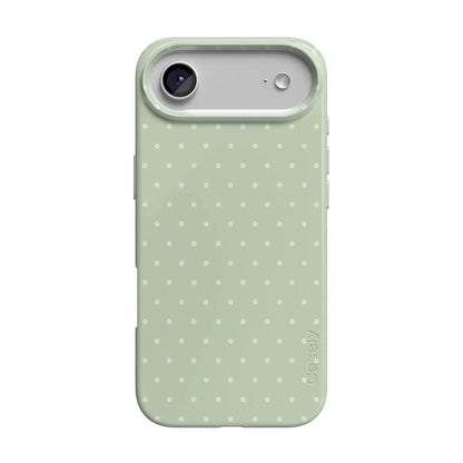 On the Dot | Green Polka Dot Case
