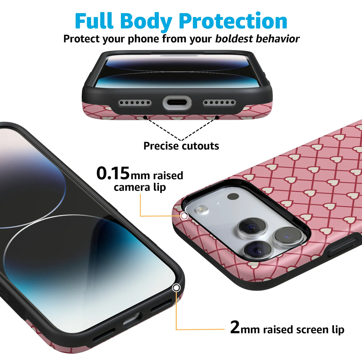 Love Locks | Pink Hearts Case