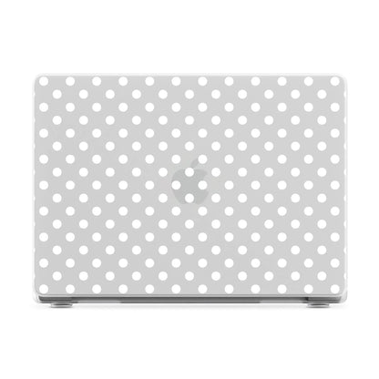Spotted in SoHo | White Polka Dot Laptop Shell