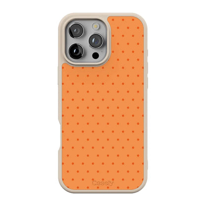 On the Dot | Orange Polka Dot Case