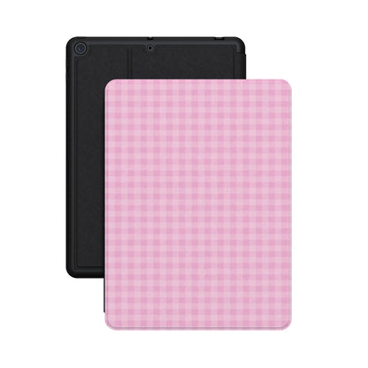 Sweet Jam | Light Pink Gingham iPad Case