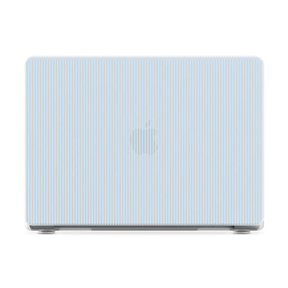 Stripes and the City | Light Blue Pinstripe Laptop Shell