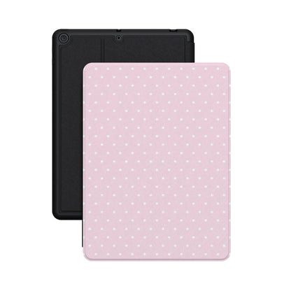 On the Dot | Pink & White Polka Dot iPad Case
