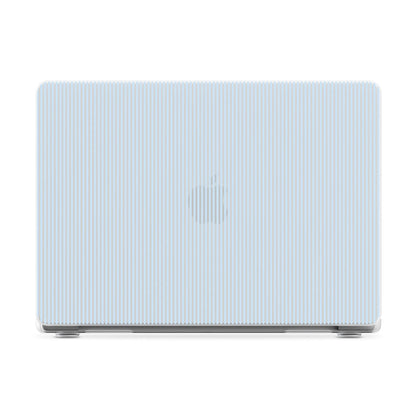 Stripes and the City | Light Blue Pinstripe Laptop Shell