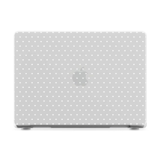On the Dot | White Polka Dot Laptop Shell