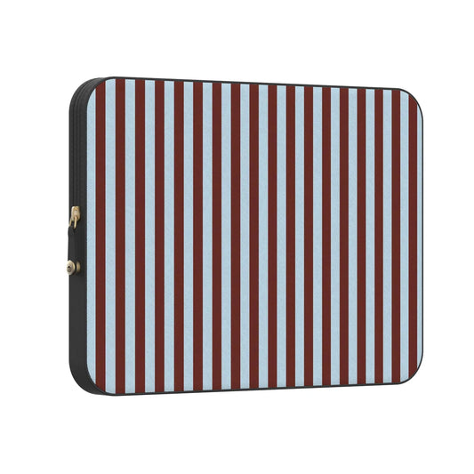Sunday in Brooklyn | Blue Stripes Laptop Case