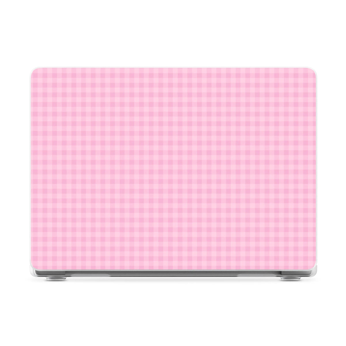 Sweet Jam | Light Pink Gingham Laptop Shell