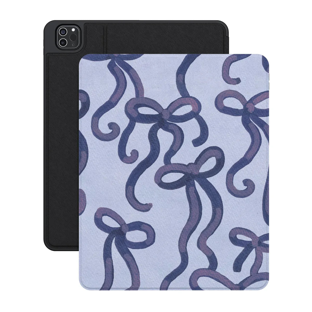 Love Me Knot | Blue Bow iPad Case
