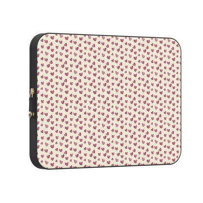 Lovebug | Mauve Hearts Laptop Case