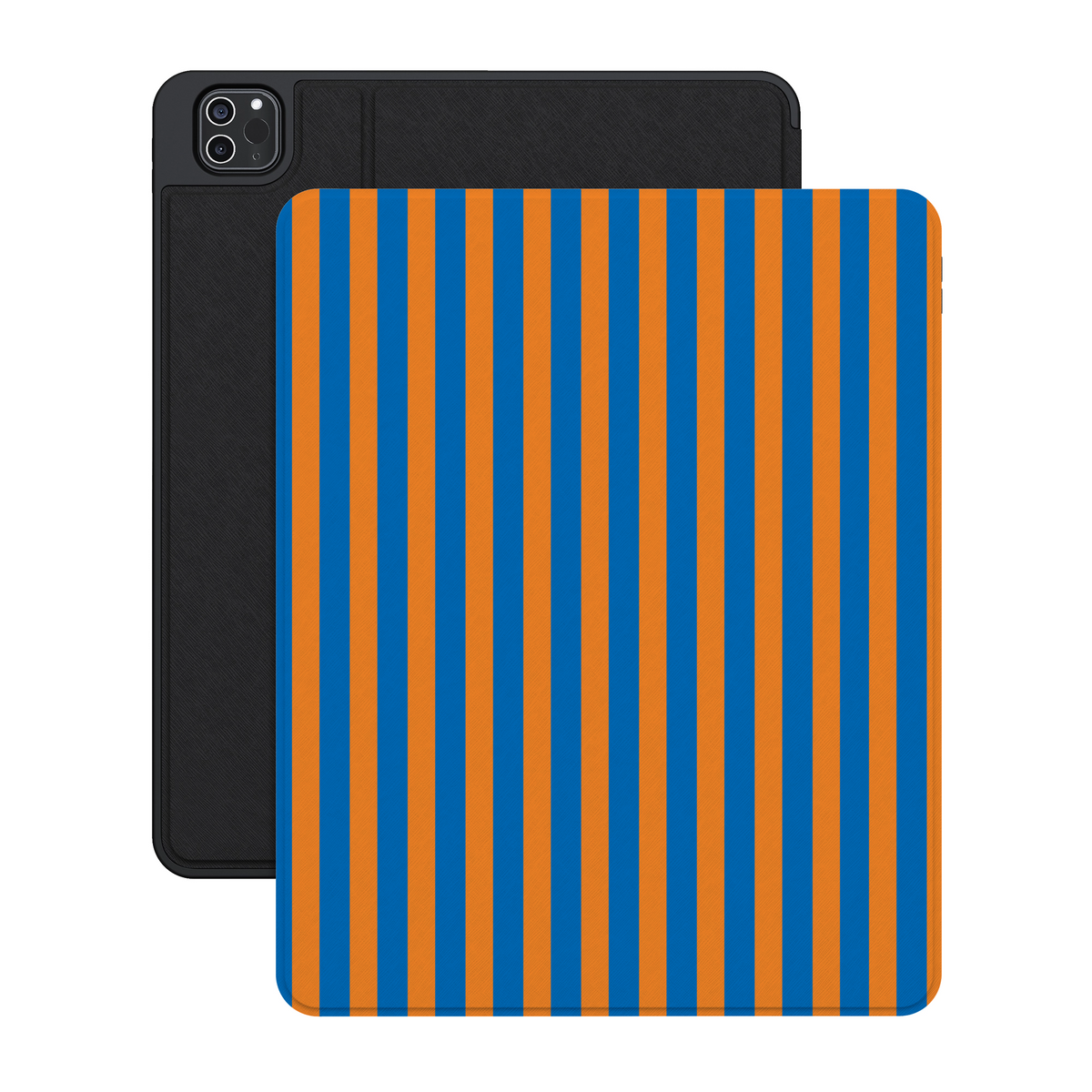 Go New York | Blue & Orange Stripes iPad Case