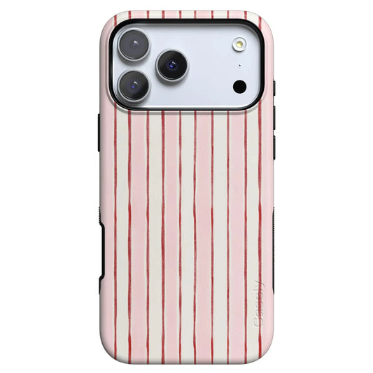 Pretty in Pastel | Blush Stripes Case