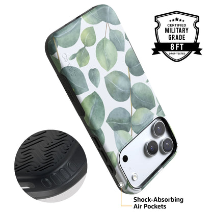 Leaf Me Alone | Green Floral Print Case