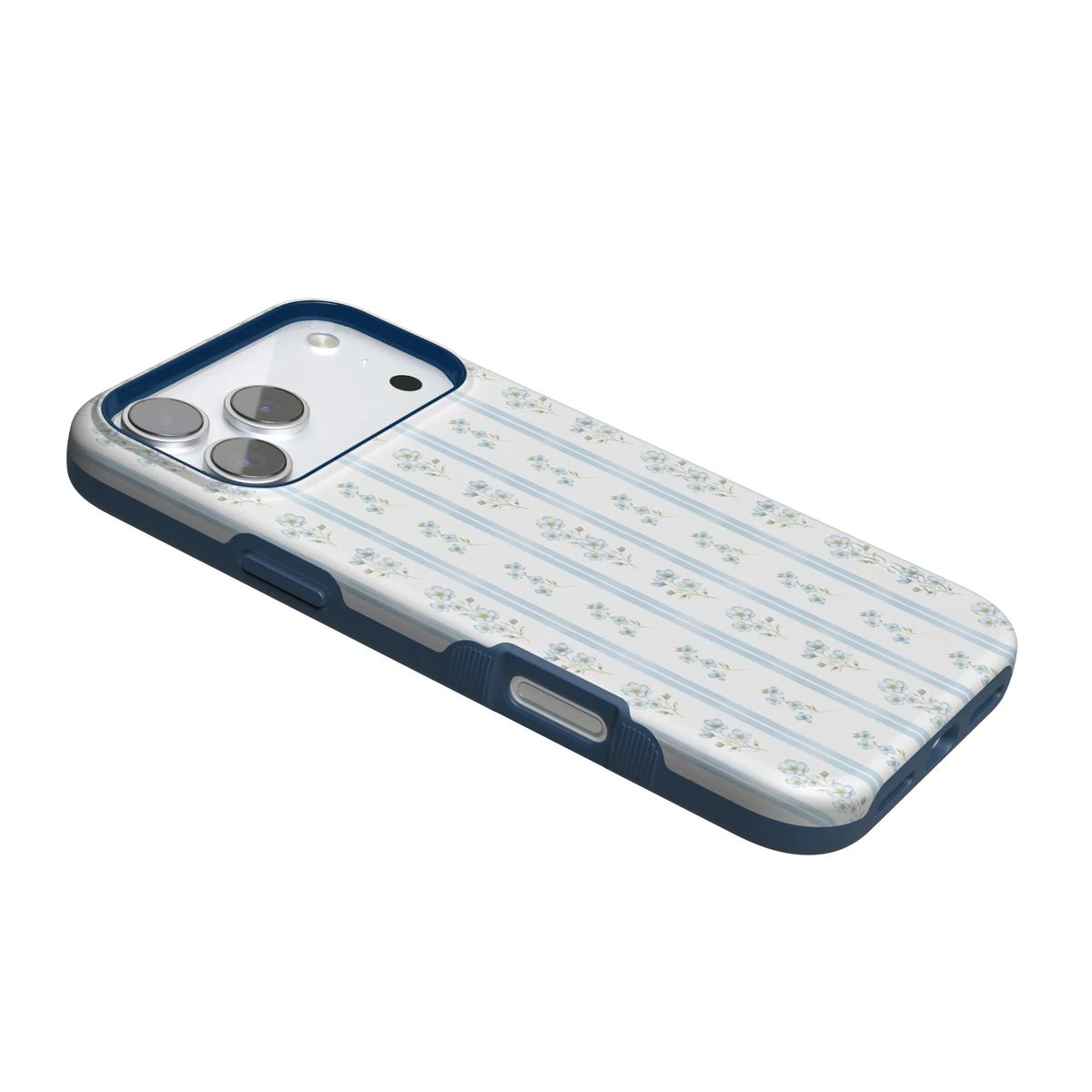 Cottage Stripe | Blue Floral Case