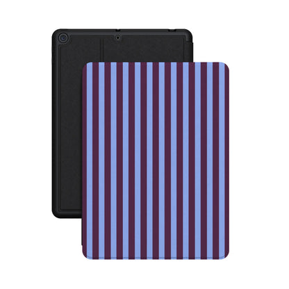 Perfect Stripes | Purple & Blue Stripes iPad Case