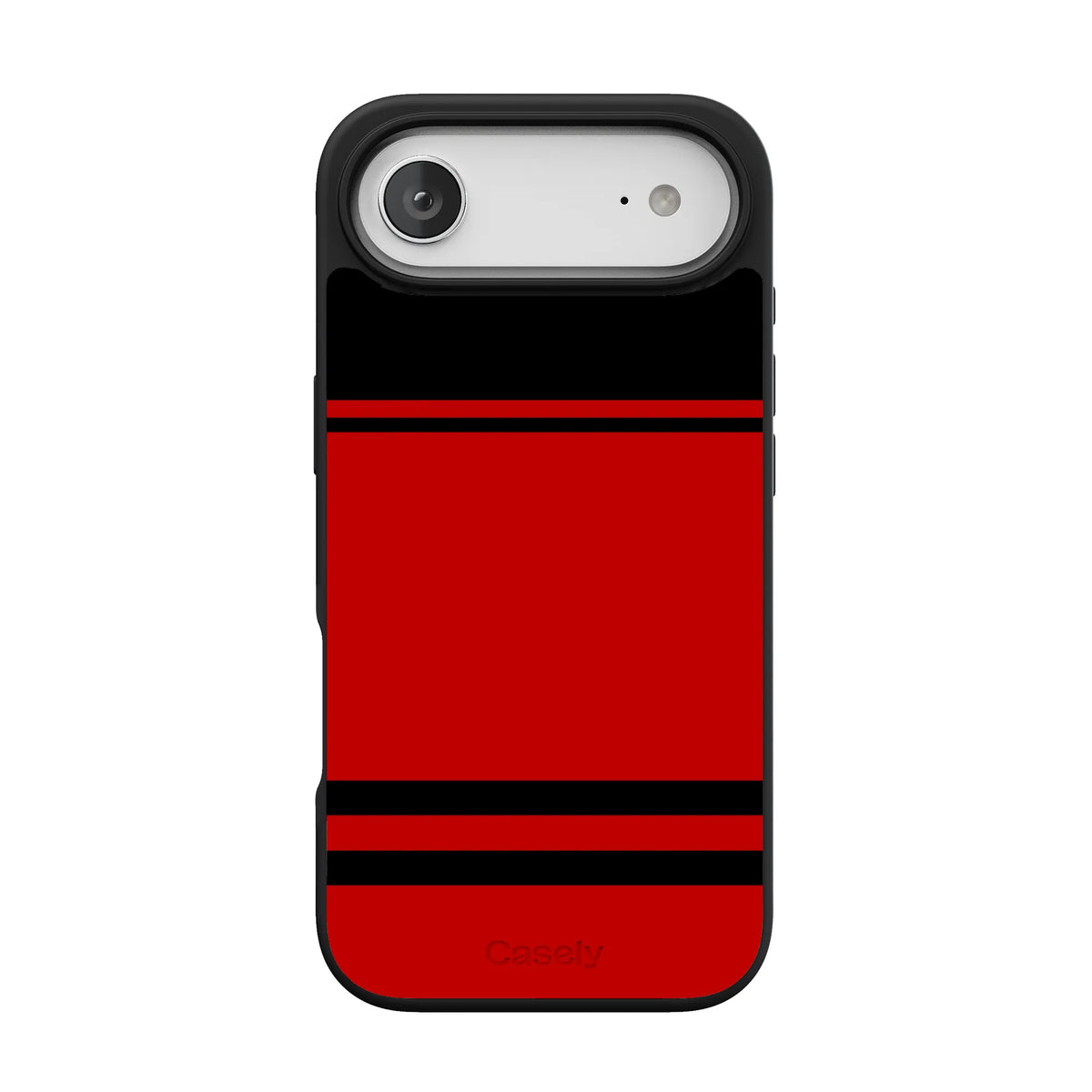 Storm Warning | Black & Red Stripes Case