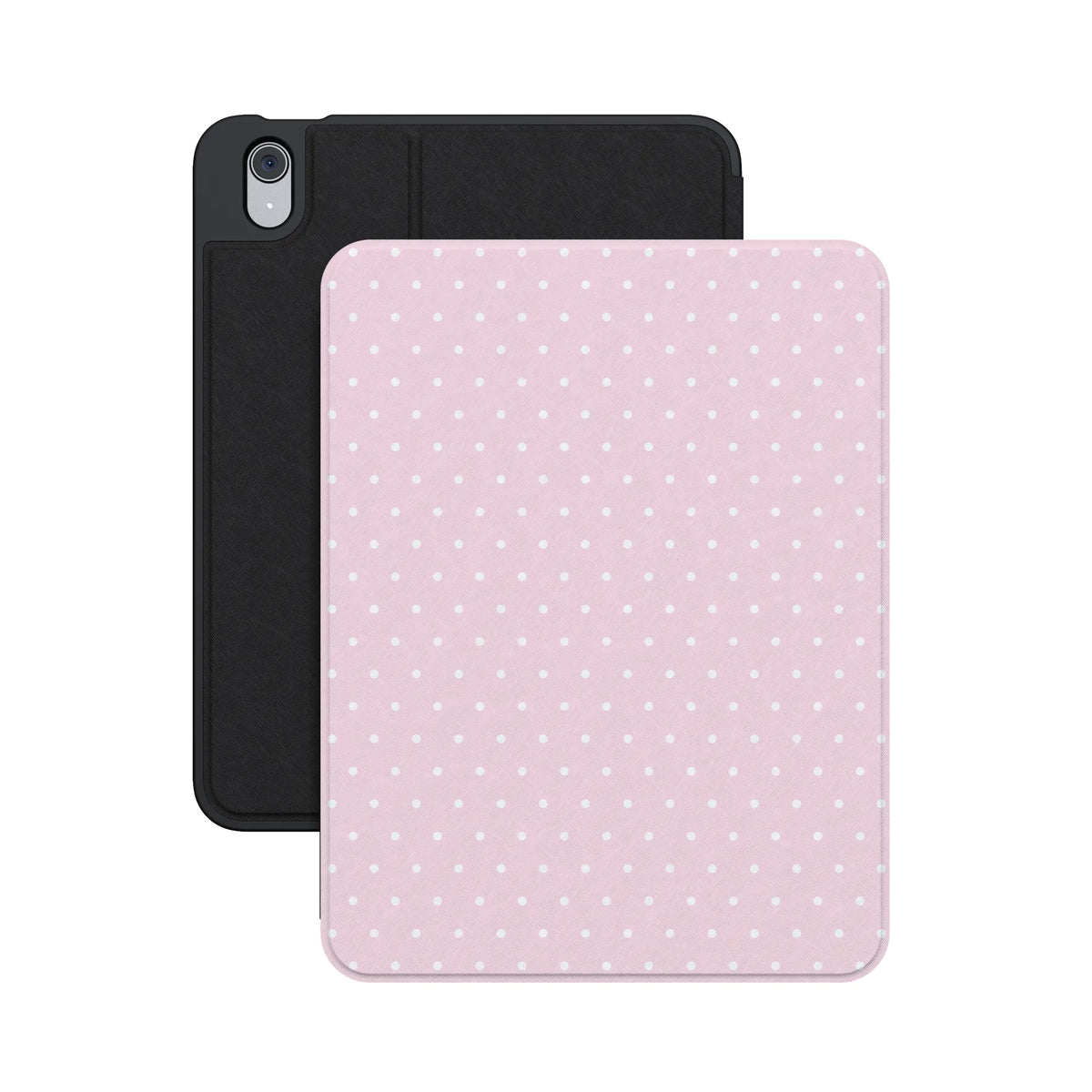 On the Dot | Pink & White Polka Dot iPad Case