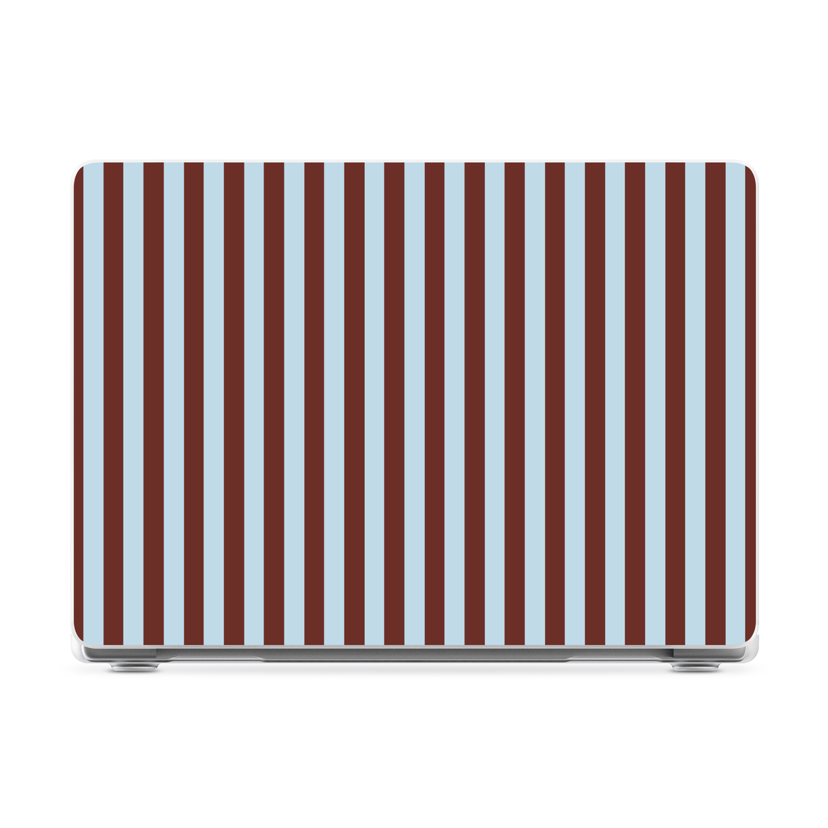 Sunday in Brooklyn | Blue Stripes Laptop Shell