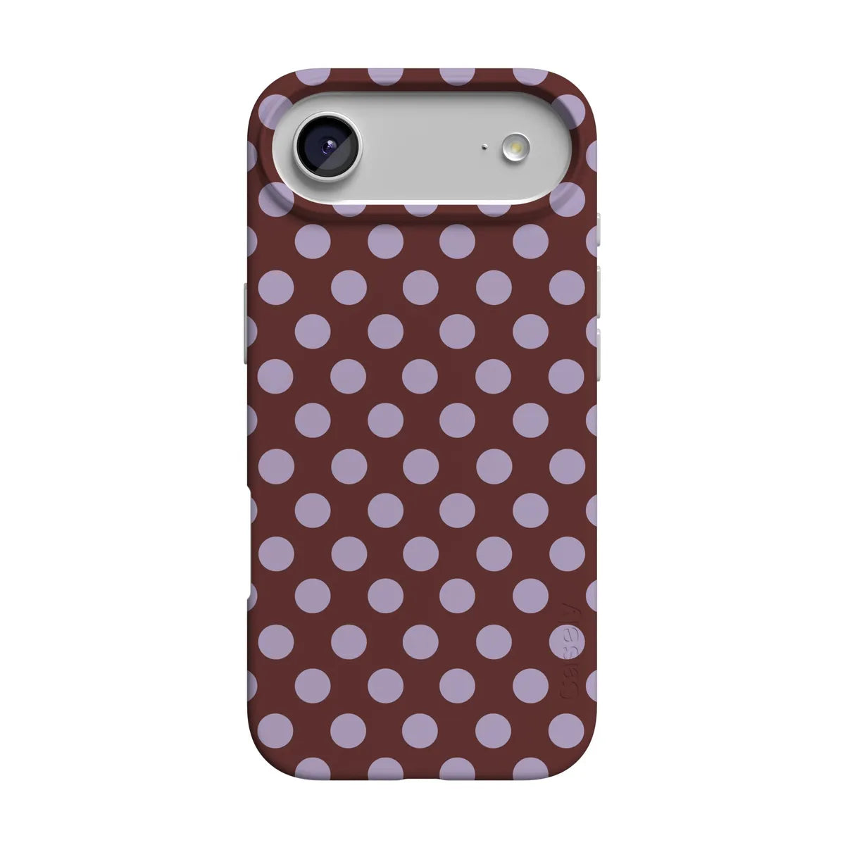 Spotted in SoHo | Burgundy Polka Dot Case