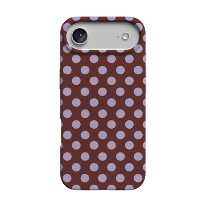 Spotted in SoHo | Burgundy Polka Dot Case