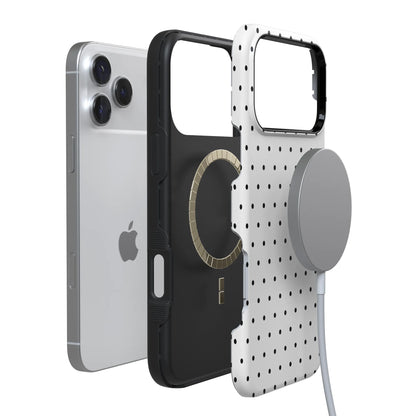 On the Dot | Black Polka Dot Case