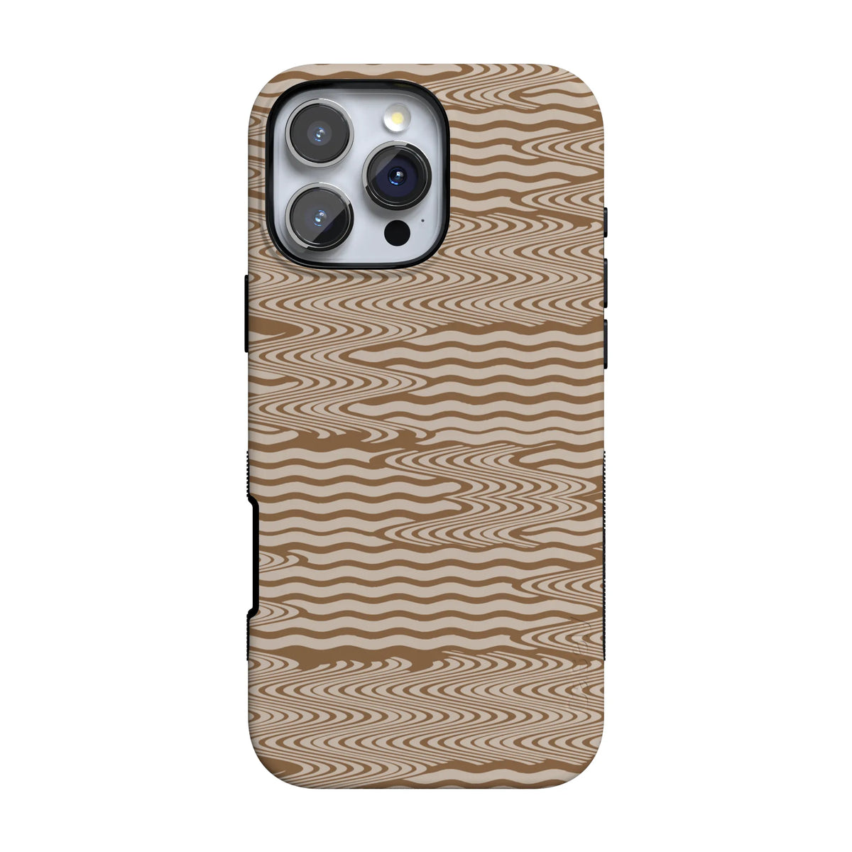 Mocha Ripple | Brown Waves Case