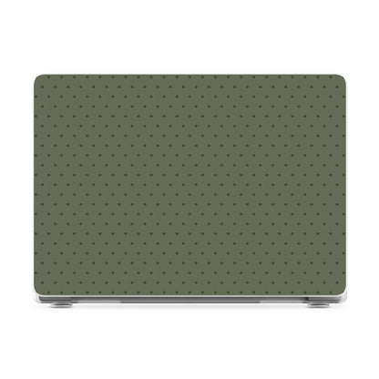 On the Dot | Olive Green Polka Dot Laptop Shell