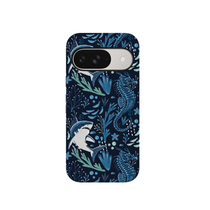 Midnight Reef | Shark Print Case