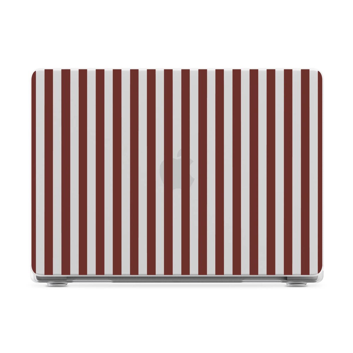 Sunday in Brooklyn | Burgundy Stripes Laptop Shell