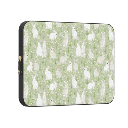 Hop to it | Green Bunny Laptop Case