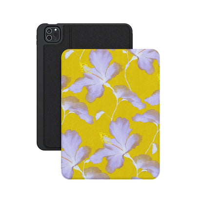 Hibiscus Haze | Painted Floral iPad Case