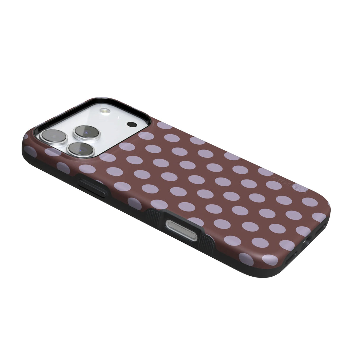Spotted in SoHo | Burgundy Polka Dot Case