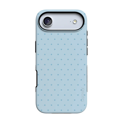 On the Dot | Blue Monochrome Polka Dot Case