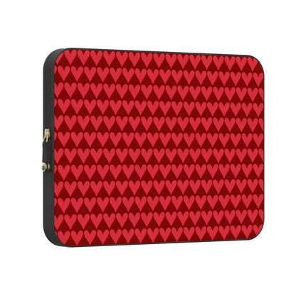 Crazy in Love | Red Hearts Laptop Case