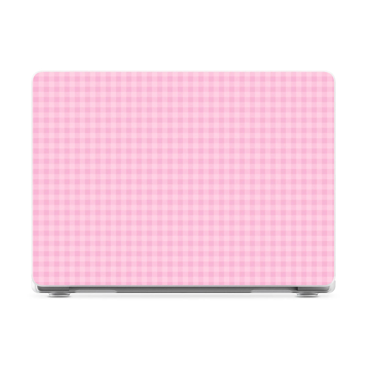 Sweet Jam | Light Pink Gingham Laptop Shell