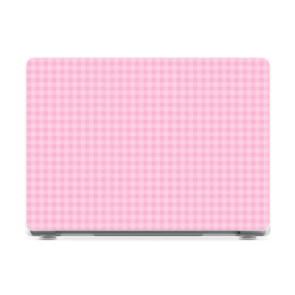 Sweet Jam | Light Pink Gingham Laptop Shell