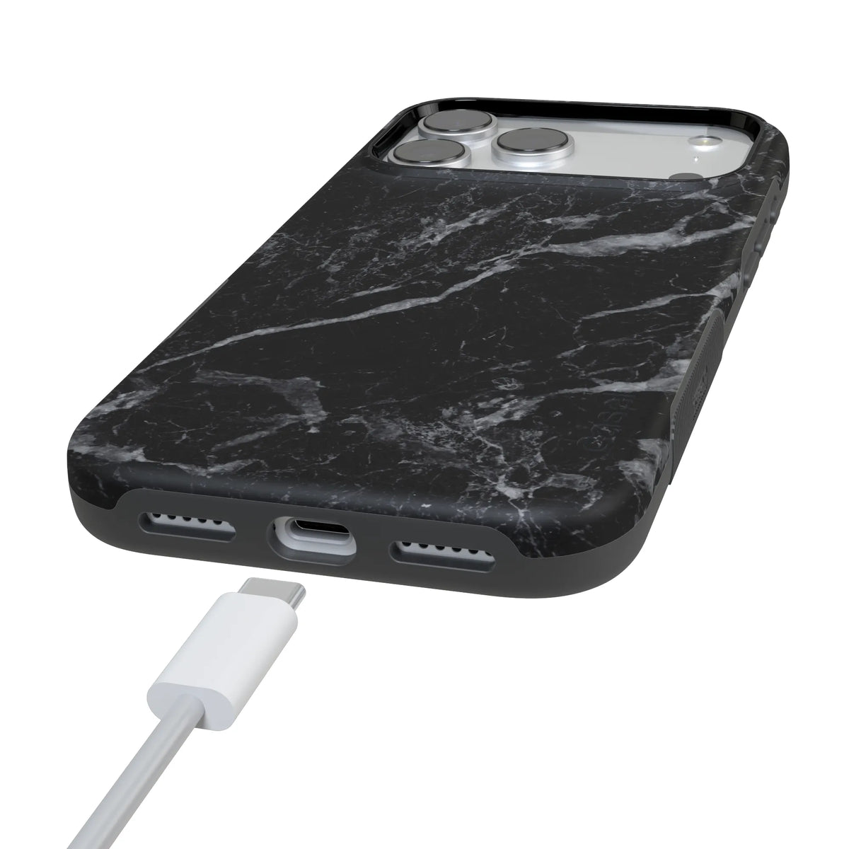 Black Pearl | Classic Black Marble Case