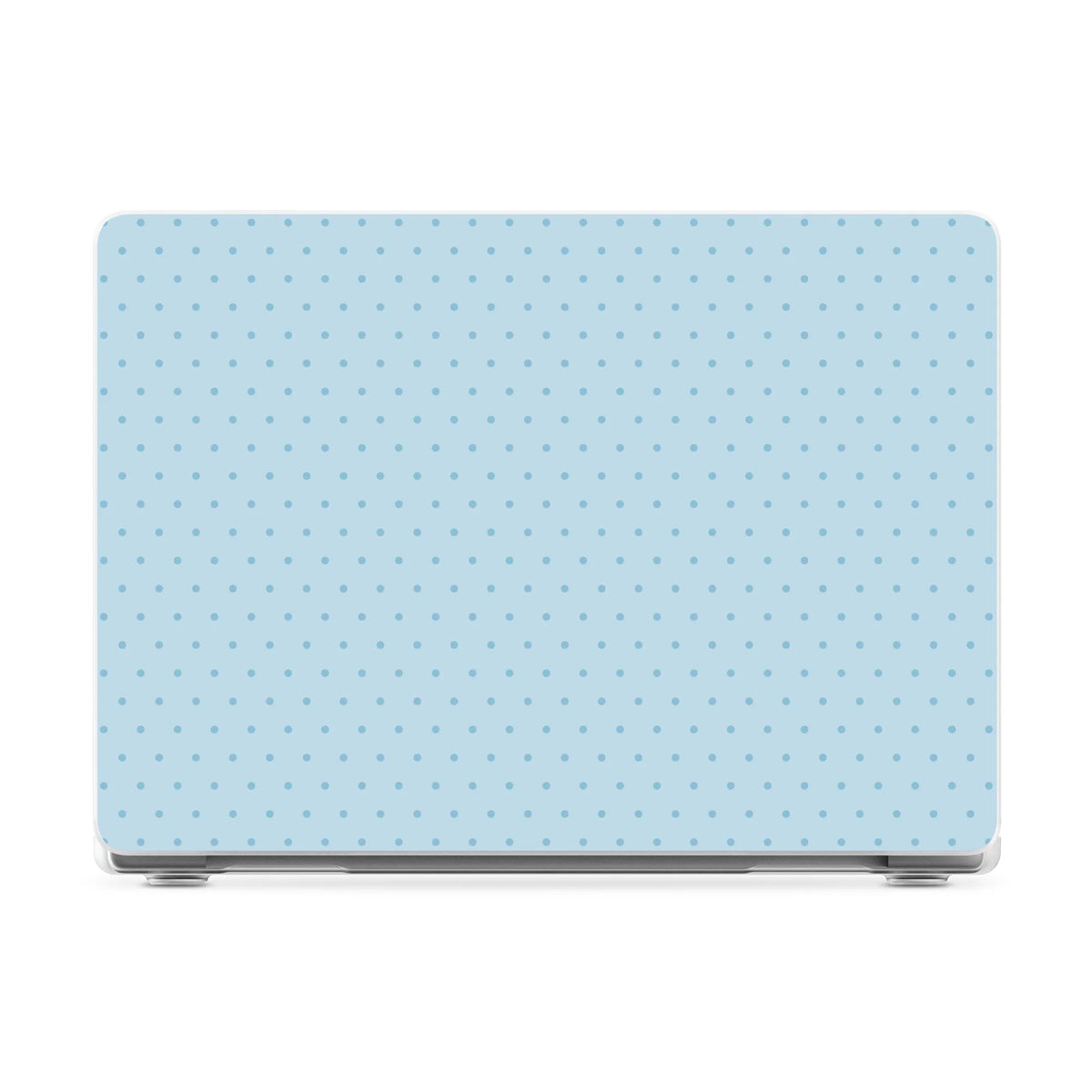 On the Dot | Blue Monochrome Polka Dot Laptop Shell
