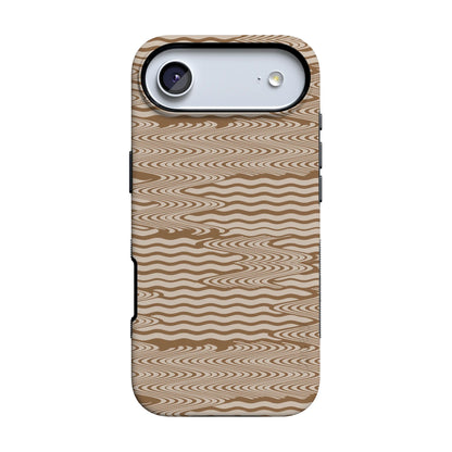 Mocha Ripple | Brown Waves Case